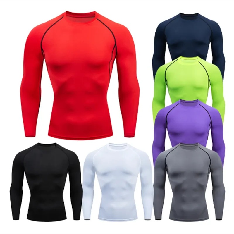 Men Sport T-shirt Quick Dry Bo - T Shirt Tight Fit のレビューと価格