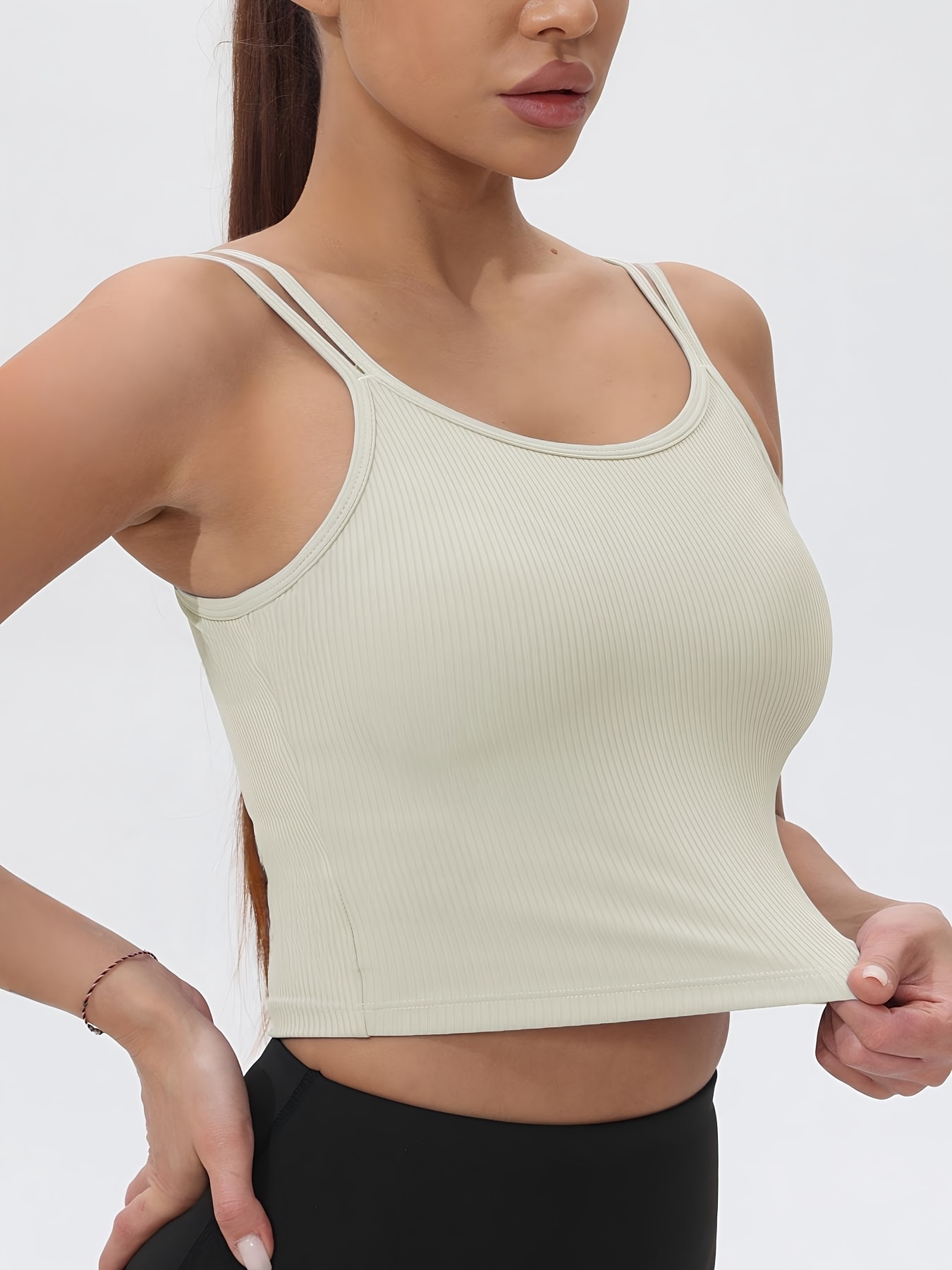 Fitfemme Women's Ribbed Sleeve - Tank Top Ribbed のレビューと価格
